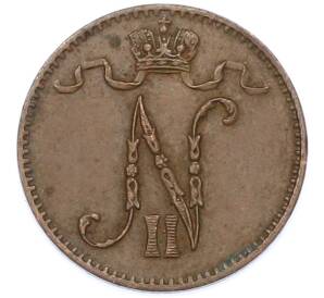 1 пенни 1905 года Русская Финляндия — Фото №2