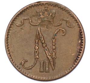 1 пенни 1914 года Русская Финляндия — Фото №2