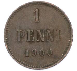 1 пенни 1900 года Русская Финляндия — Фото №1