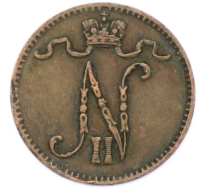 Монета 1 пенни 1905 года Русская Финляндия (Артикул: K10-15401) — Фото №2