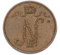Монета 1 пенни 1907 года Русская Финляндия (Артикул: K10-15405) — Фото №2