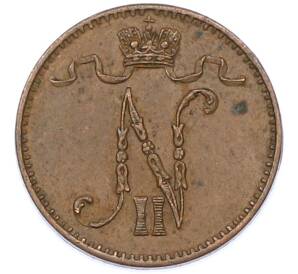 1 пенни 1907 года Русская Финляндия — Фото №2