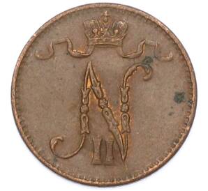 1 пенни 1916 года Русская Финляндия — Фото №2