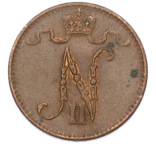 Монета 1 пенни 1916 года Русская Финляндия (Артикул: K10-15407) — Фото №2