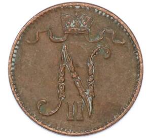 1 пенни 1911 года Русская Финляндия — Фото №2