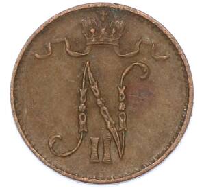 1 пенни 1911 года Русская Финляндия — Фото №2