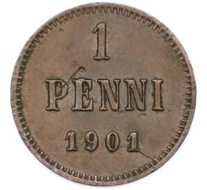 1 пенни 1901 года Русская Финляндия — Фото №1