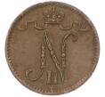 Монета 1 пенни 1916 года Русская Финляндия (Артикул: K10-15412) — Фото №2
