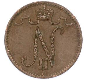 1 пенни 1916 года Русская Финляндия — Фото №2