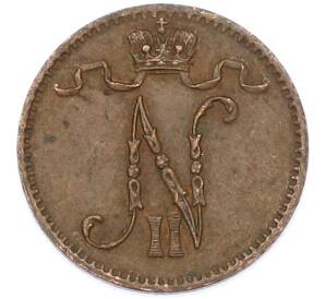 1 пенни 1914 года Русская Финляндия — Фото №2