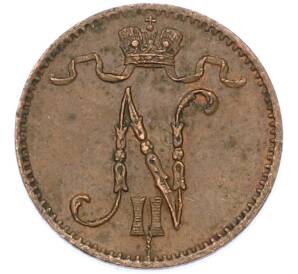 1 пенни 1909 года Русская Финляндия — Фото №2