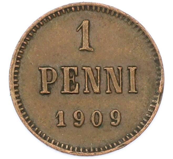 Монета 1 пенни 1909 года Русская Финляндия (Артикул: K10-15421) — Фото №1
