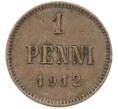 Монета 1 пенни 1912 года Русская Финляндия (Артикул: K10-15422) — Фото №1