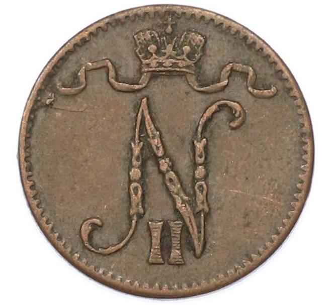 Монета 1 пенни 1912 года Русская Финляндия (Артикул: K10-15422) — Фото №2