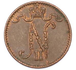 1 пенни 1914 года Русская Финляндия — Фото №2