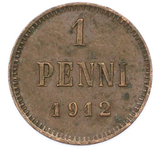 Монета 1 пенни 1912 года Русская Финляндия (Артикул: K10-15425) — Фото №1