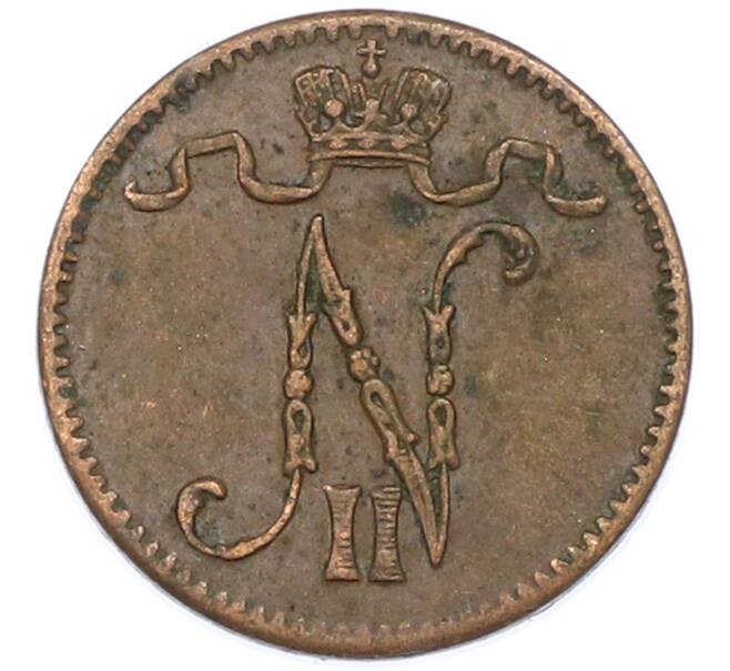 Монета 1 пенни 1912 года Русская Финляндия (Артикул: K10-15425) — Фото №2