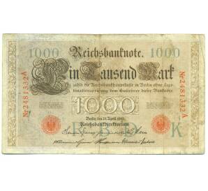 1000 марок 1910 года Германия — Фото №1