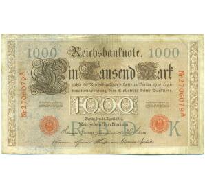 1000 марок 1910 года Германия — Фото №1