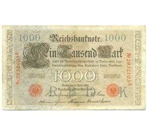 1000 марок 1910 года Германия — Фото №1