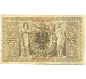 1000 марок 1910 года Германия — Фото №2