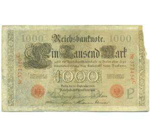 1000 марок 1909 года Германия — Фото №1