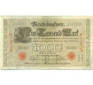 1000 марок 1910 года Германия — Фото №1