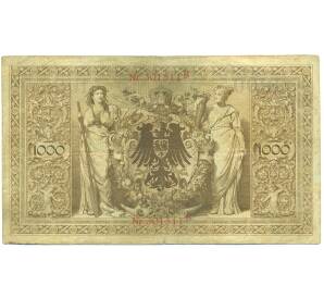 1000 марок 1908 года Германия — Фото №2