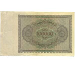100000 марок 1923 года Германия — Фото №2