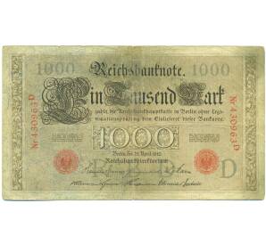 1000 марок 1910 года Германия — Фото №1