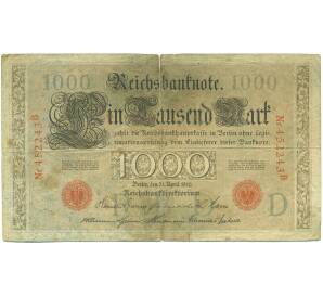1000 марок 1910 года Германия — Фото №1