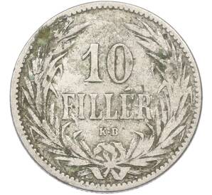 10 филлеров 1894 года Венгрия — Фото №2