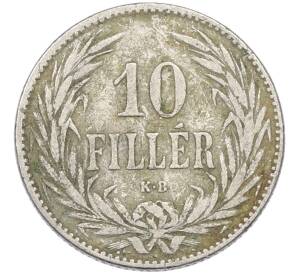 10 филлеров 1894 года Венгрия — Фото №2