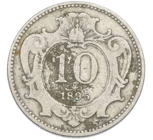 10 геллеров 1895 года Австрия — Фото №1