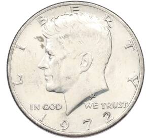 1/2 доллара (50 центов) 1972 года США — Фото №1