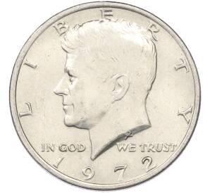 1/2 доллара (50 центов) 1972 года США — Фото №1