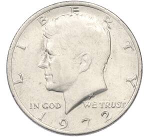 1/2 доллара (50 центов) 1972 года США — Фото №1