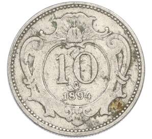 10 геллеров 1894 года Австрия — Фото №1