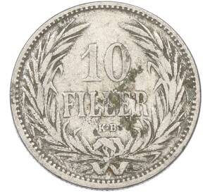 10 филлеров 1894 года Венгрия — Фото №2