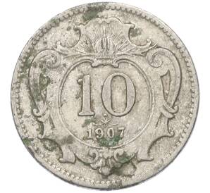 10 геллеров 1907 года Австрия — Фото №1