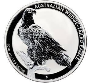 1 доллар 2016 года Австралия «Австралийский клинохвостый орел» — Фото №1