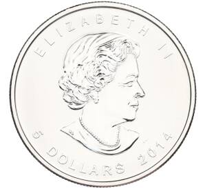 5 долларов 2014 года Канада «Хищные птицы — Сапсан» — Фото №2