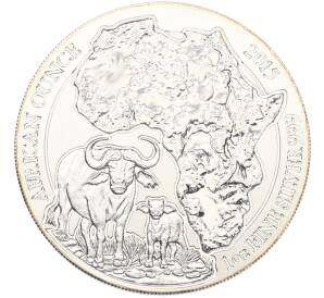 50 франков 2015 года Руанда «Африканская унция — Буйвол» — Фото №1
