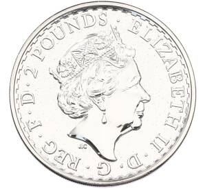 2 фунта 2017 года Великобритания «Британия» — Фото №2