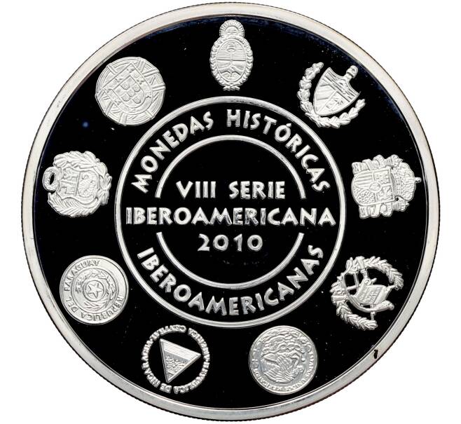 Монетовидный жетон 2010 года Испания «Иберо-Америка — Исторические монеты» (Артикул: K10-15698) — Фото №2