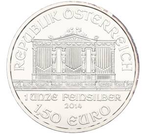 1.50 евро 2014 года Австрия «Венская филармония» — Фото №1