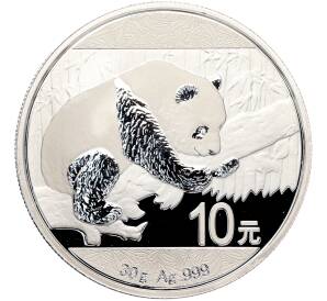 10 юаней 2016 года Китай «Панда» — Фото №1