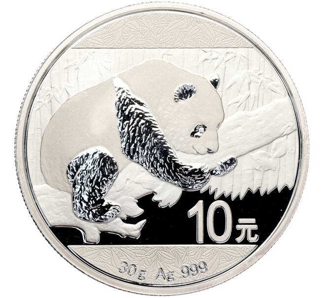 Монета 10 юаней 2016 года Китай «Панда» (Артикул: K10-15700) — Фото №1