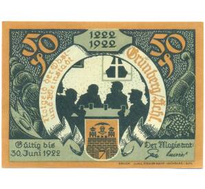 50 пфеннигов 1922 года Германия — город Грюнберг (Нотгельд) — Фото №2