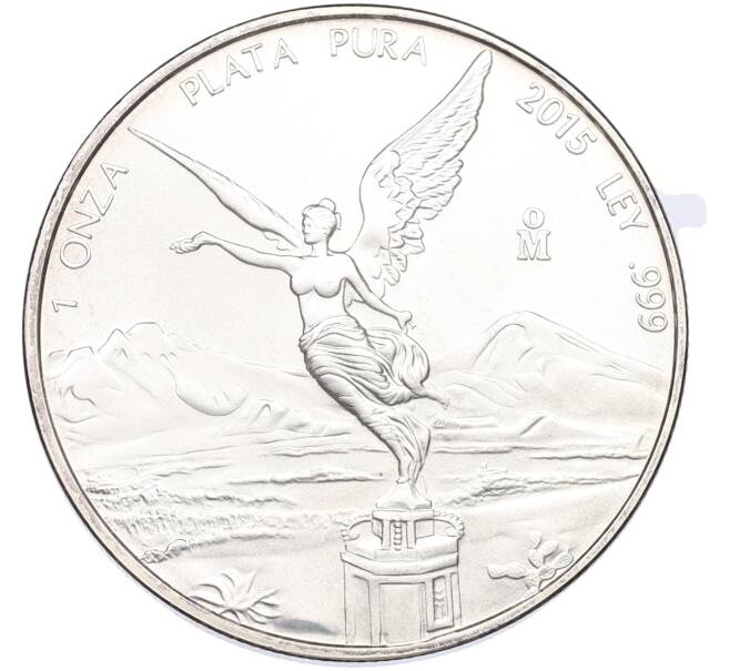 Монета 1 унция 2015 года Мексика «Свобода» (Артикул: K10-15715) — Фото №1